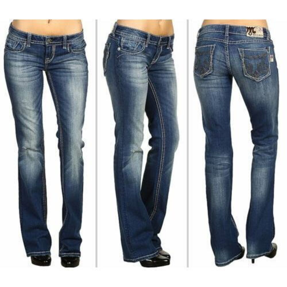 MEK DNM Women’s Blue Naxos Bootcut Jeans Size 28
